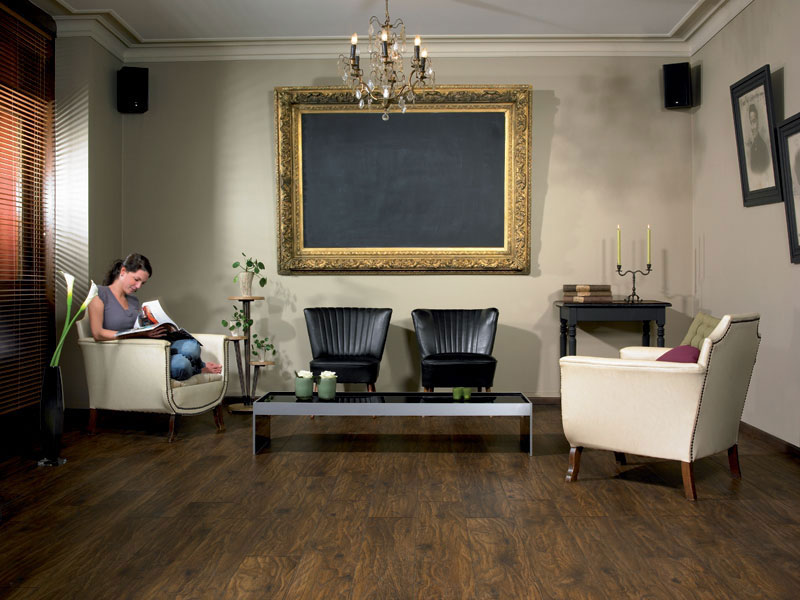 Ламинат Balterio Tradition Sculpture Дуб Престиж 468 фото в интерьере